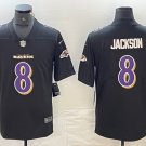 Lamar Jackson Ravens Fashion Limited Black Jersey