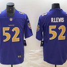 Ray Lewis Ravens Purple Color Rush Limited Jersey