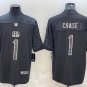 Ja'Marr Chase Bengals Black Reflective Limited Jersey