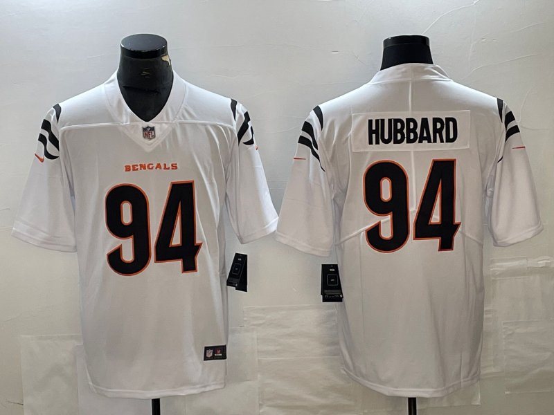 Sam Hubbard Bengals White Limited Jersey