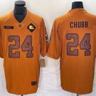 Nick Chubb Browns New Salute To Service Brown Limited Jersey