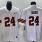 Nick Chubb Browns White Alternate New Limited Jersey