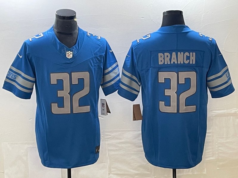 Brian Branch Lions Blue New Limited Jersey