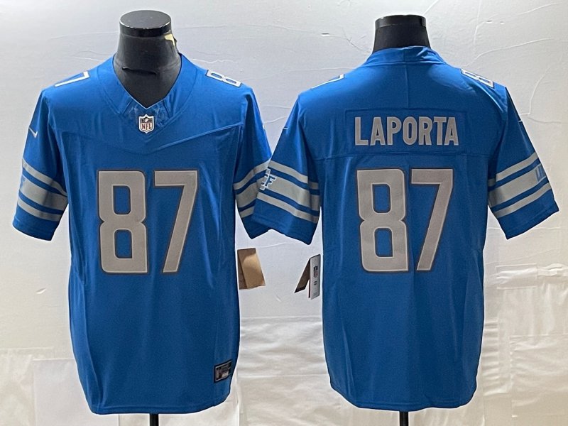 Sam LaPorta Lions Blue New Limited Jersey