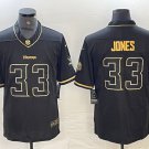 Aaron Jones Vikings Black Golden Limited Jersey
