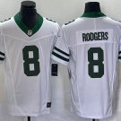 Aaron Rodgers Jets Legacy White New Limited Jersey