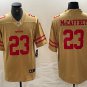 Christian McCaffrey 49ers Gold Inverted Limited Jersey