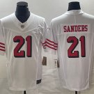 Deion Sanders 49ers White Color Rush New Limited Jersey