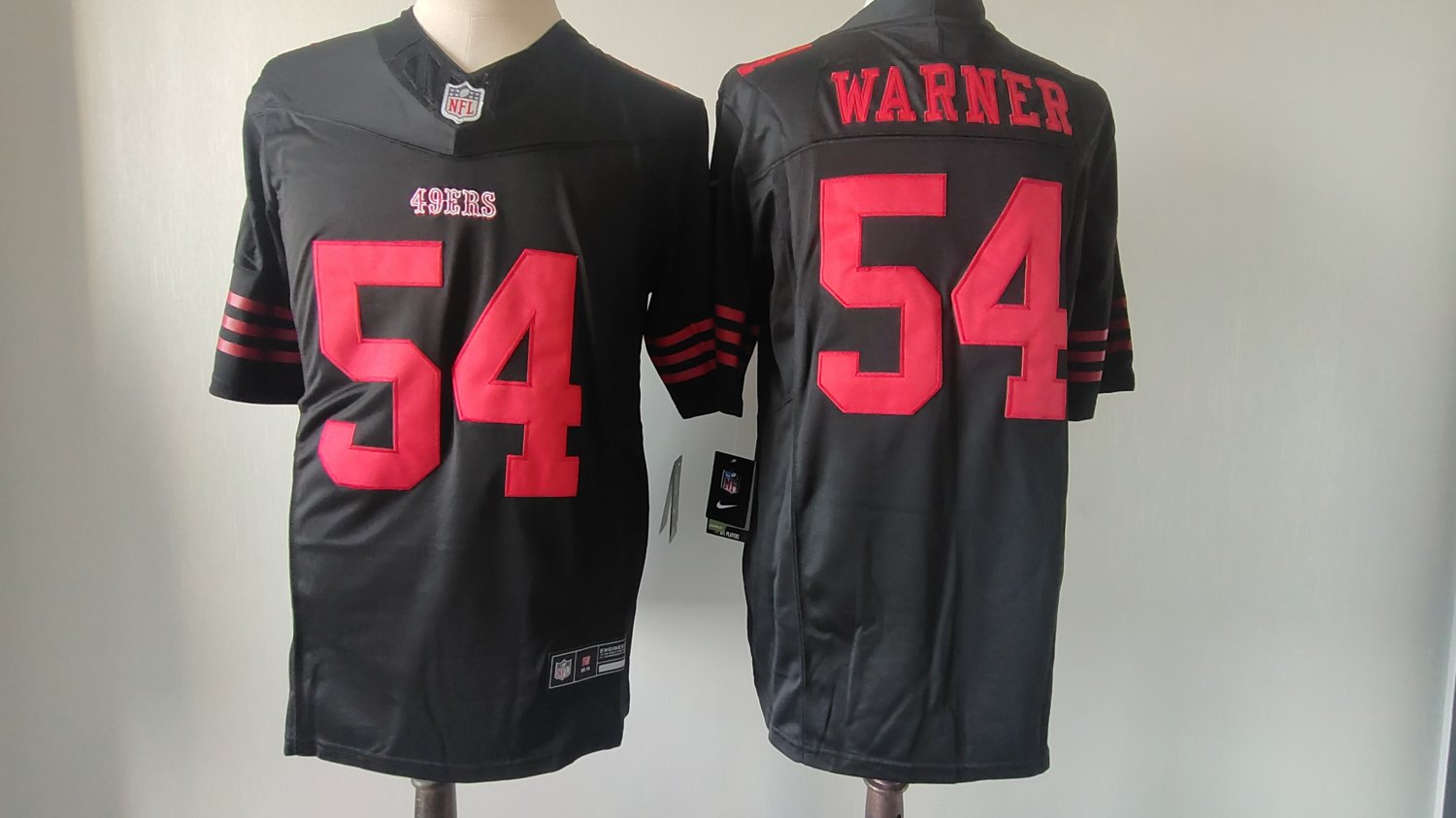 Fred Warner 49ers Black New Limited Jersey
