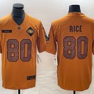 Jerry Rice 49ers New Salute To Service Brown Limited Jersey