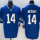 DK Metcalf Seahawks Royal Throwback New Limited Jersey