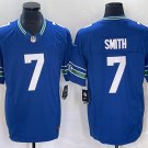 Geno Smith Seahawks Royal Throwback New Limited Jersey