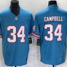 Earl Campbell Titans Light Blue Throwback New Limited Jersey