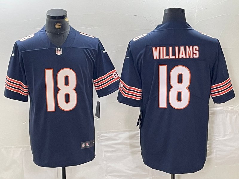 Caleb Williams Bears Navy Limited Jersey