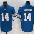 Amon-Ra St. Brown Lions Royal New Limited Jerseys