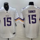 Dallas Turner Vikings White Limited Jersey