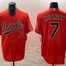 Jackson Holliday Orioles Orange Alternate Replica Jersey