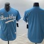 Team Dodgers Light Blue Throwback Jersey