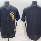 Team White Sox Black Golden Replica Jersey