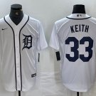 Colt Keith Tigers White Home Replica Jersey