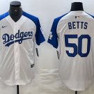 Mookie Betts Dodgers White Fashion Replica Jersey