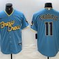 Jackson Chourio Brewers Powder Blue City Connect Replica Jersey