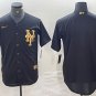 Team Mets Black Golden Replica Jersey