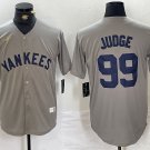 Aaron Judge Yankees Gray Throwback Jersey