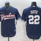 Juan Soto Yankees Navy Fashion Replica Jerseys
