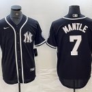 Mickey Mantle Yankees Black Fashion Replica Jerseys