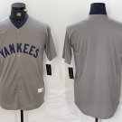 Team Yankees Grey Throwback Jersey