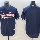 Team Yankees Navy Fashion Replica Jerseys