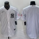 Team Yankees White Stripes Fashion Replica Jerseys
