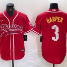 Bryce Harper Phillies Red Fashion Replica Jersey