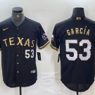 Adolis Garcia Rangers Black Golden Replica Jersey