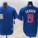 Corey Seager Rangers  City Connect Replica Royal Jersey