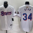 Nolan Ryan Rangers Collection Limited White Gold Jerseys