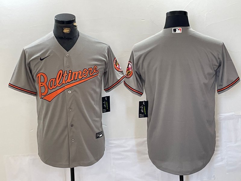 Team Orioles Grey Road Replica Jersey