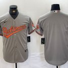Team Orioles Grey Road Replica Jersey