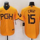 Oneil Cruz Pirates Gold New City Connect Replica Jersey
