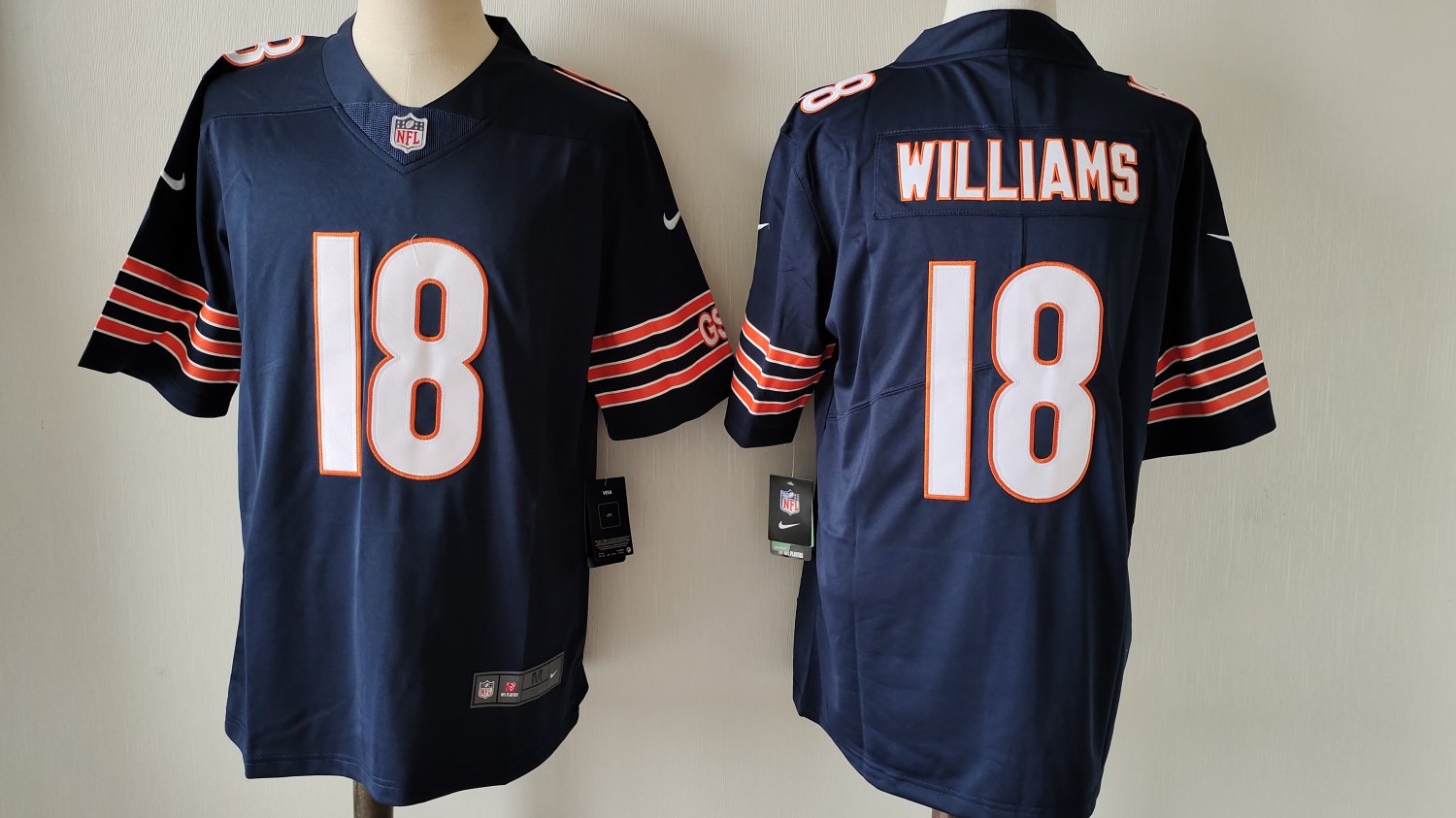 Caleb Williams Bears Navy Limited Jersey