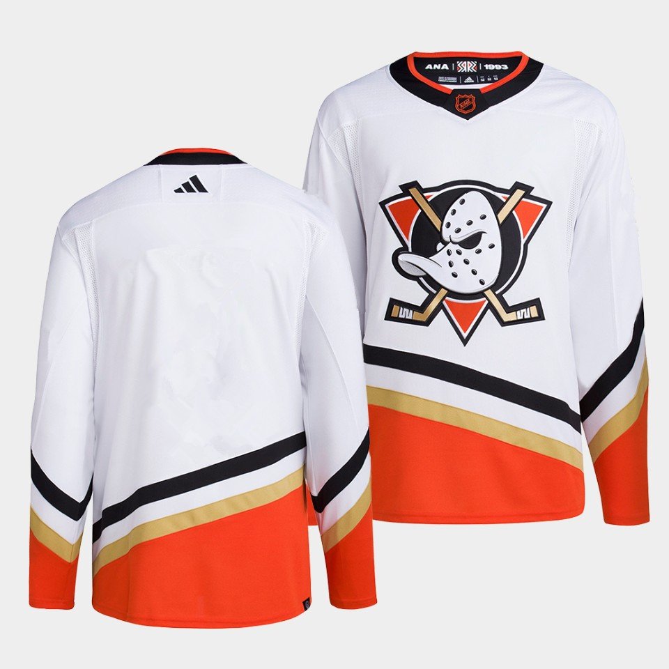 Team Ducks White 2022 Reverse Retro Jersey