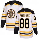 David Pastrnak Bruins White Road Jersey