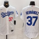 Teoscar Hernandez Dodgers White Home Authentic Jersey