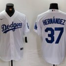 Teoscar Hernandez Dodgers White Home Replica Jersey