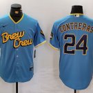 William Contreras Brewers Powder Blue 2022 City Connect Replica Jersey