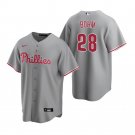 Alec Bohm Phillies Gray Road Replica Jersey