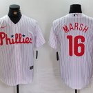 Brandon Marsh Phillies White Home Replica Jersey