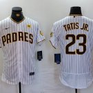 Fernando Tatis Jr PS Padres White Brown Authentic Jersey