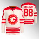 Andrew Mangiapane Flames Throwback Cream Jersey